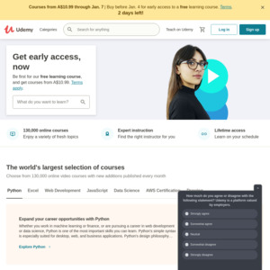 80+-$0-udemy-courses:-complete-bootstrap-5,-python,-sql,-agile-&-scrum,-packet-analysis-and-ethical-hacking,-technical-writing