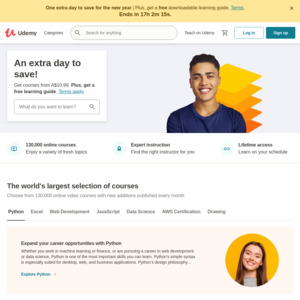 50+-$0-udemy-courses:-automate-python,-bread-baking,-weight-loss,-java,-javascript,-react,-c++-programming,-scrum-&-more