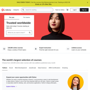 50+-$0-udemy-courses:-javascript,-python,-excel,-drupal,-lean-six-sigma,-adobe-premiere-pro,-database-&-more