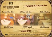 Enjoy the beautiful evening of culture show arranged by Vintage Luxury Yacht Hotel in every month.