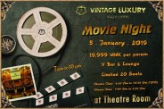 Come with your loved one for the “Special Romantic Movie Night” with Dinner Date on 5th January 2019.