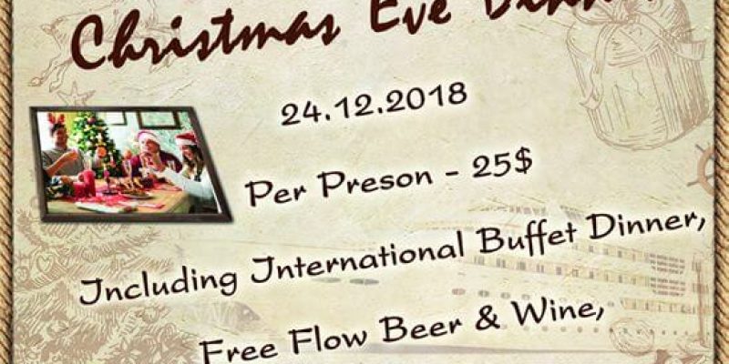 Christmas Eve Dinner buffet on 24th of December at Vintage.