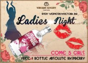 Ladies night” is waiting for you at Victoria Bar on Every Wednesday.