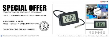Expired: Digital LCD temperature meter tester thermometer