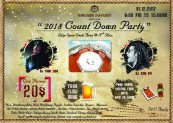 2018 Count Down Party” is waiting for you at Ship Open Deck Area @3rd floor on 31st December